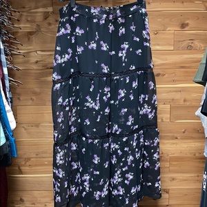 NWT Express maxi skirt. 3 tier. Small